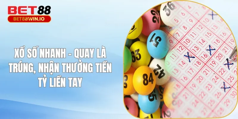 Xổ Số Nhanh - Quay Là Trúng, Nhận Thưởng Tiền Tỷ Liền Tay